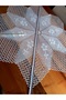 100 cm Lace Fiskos Tablecloth - Handcrafted and Coffee Table Medium - 8