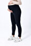 Thermal Hooded Warm Stretchy Waist Adjustable Winter Maternity Leggings - 5