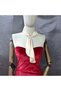 Ronja Satin Tie Scarf Neck Warmer in Nude Color - 5