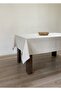 Vintage Buldan Crafted Plain Linen Tablecloth Square / Rectangular (Not Raw Fabric, It Is Buldan Linen) - 2