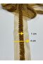 Beaded ribbon / beaded ribbon / 1 meter / dark gold - 7