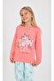 Girls’ Long Sleeve 100% Cotton Pajama Set Happy Princess Nar