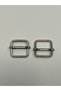 Bag Slider / Adjustment Buckle / Set of 2 / 2 Cm Silver - 7