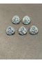 Stoned Button Triangle Button Set of 5 - 3