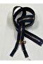 Coat Coat Cap Zipper Metallic Appearance Plastic 100-110 Cm Navy Blue/gold - 3
