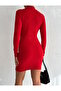 Women's Stand Collar Mini Dress Length 90cm Standard Size Sml Compatible - 3