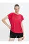 Sports T-Shirt Bat Sleeve Crew Neck Printed - 3
