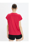 Sports T-Shirt Bat Sleeve Crew Neck Printed - 4