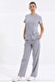 SINGLE BOTTOM Medinilla / Medikago Double-Sided Stretch Fabric Women's Surgical Pants Gray - 4