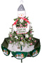 New Year's Snowman with Snow Sprinkler - Illuminated, Musical, 105X162 cm - 5