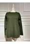 Mother Women's Winter Round Collar Single Color Comfortable Fit Knitwear Sweater - 5