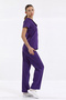 Tek Alt Medinilla / Medikago Reversible Lycra Women's Surgical Pants Purple - 4