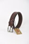 Brown Leather Children's Belt 3 cm