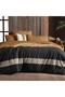Single Loamy 100% Cotton Double Sided Duvet Cover Set - Tan - 4