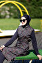 Full Covered Hijab Swimsuit Color Colorful Leaf Merve - 5