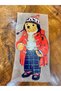 Iron-On Jacketed Beret Bear Transfer Print Arma 29X15 cm Orange