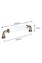 (12.8 cm)-Porcelain Furniture Handle Handle Cabinet Drawer Kitchen Bathroom Door Handle Ruby128Mm-Stk0815 - 8