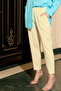 Beige Ribbed Carrot Trousers 4416 - 4