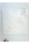 Off-white Chickpea Baby Girl/Boy Blanket Swaddle with Teddy Bear Embroidery, Newborn Hospital Outfit/Quilt - 5