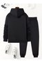Uyugun Price Unisex Black Hooded Tracksuit Set - 5