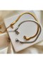 Letter Italian Steel Couple Bracelet - 3