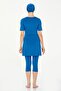Short Sleeve Tights Semi Covered Swimsuit Walt 0572 Petrol - 5