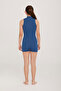 Young Jumpsuit Sleeveless Shorts Semi-Covered Lycra Swimming Swimsuit Fleck 5910 Dark Navy Blue Remsa Swimsuit - 5