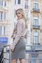 High Waist Above Knee Lycra Cotton Stylish Fabric Pencil Skirt-Khaki - 5