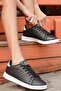 15306 Black - White Women's Sneaker Casual Sneakers