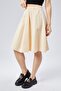 Flammed Linen Midi Size Closh Skirt - 2