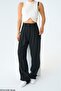 Women's Black Pocket Palazzo Trousers - 6