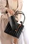 Black Women's Shoulder and Shoulder Bag 32X26 Size - 2
