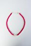 Pink Color Sea Shell Colorful Bead Necklace (45cm) - 3