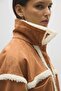 Suede Shirt with Plush Detail - 6