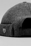 Winter New Style Wool Retro Hip-Hop Docker Hat Grey - 3