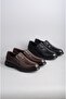 Seç 1143 Genuine Leather Men's Comfort Shoes Black - 8