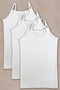 Combed Cotton Rib Girls Quality Undershirt 100% Cotton Production Pack of 6 - 3