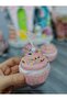 Christmas Tree Ornament Pink Cupcake 3 Pieces 10 Cm, Christmas Ornament, Christmas, Decor