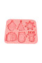 Silicone Cake Mold Chocolate Christmas Figures Mold Candy Dough Stone Powder Candle Mold 6 Pieces - 7