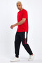 Süperlife Men's Garnished Regular Fit Slim Sweatpants Spr23Ea351 - 2