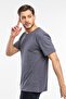 Men's Crew Neck Slim Fit Brooklyn Printed T-Shirt Spr 266 - 3