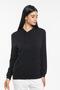 Superlife Women's Hooded Oversize Fit Thin Sweatshirt Spr21K55 - 4