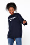 Süperlife Women's Crew Neck Oversize Fit Thin Sweatshirt Spr22Swk134 - 3