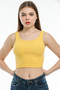 Süperlife Women's Crop Knitted Tank Top Spr21Y12 - 3