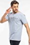 Men's Crew Neck Slim Fit Printed T-Shirt Spr 261 - 4