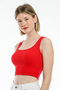 Women's Knitted Crop Athlete-T-Shirt Spr21y19 - 5