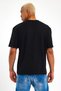 Men's Crew Neck Oversize Fit Brooklyn Printed T-Shirt Spr21y27 - 6
