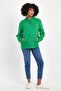 Women's Hooded Comfortable In-mold Fleece 3 thread SweatShirt spr24swk55 - 2