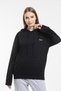 Women's Hooded Regular Fit Printed Thin Sweatshirt Spr21k61 - 5