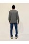 Men's Crew Neck Comfortable Fit 3 Thread Thick Ar Embroidered Sweatshirt Spr24Sw33 - 4